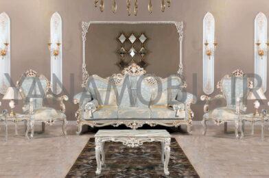 مبل استیل حصیری