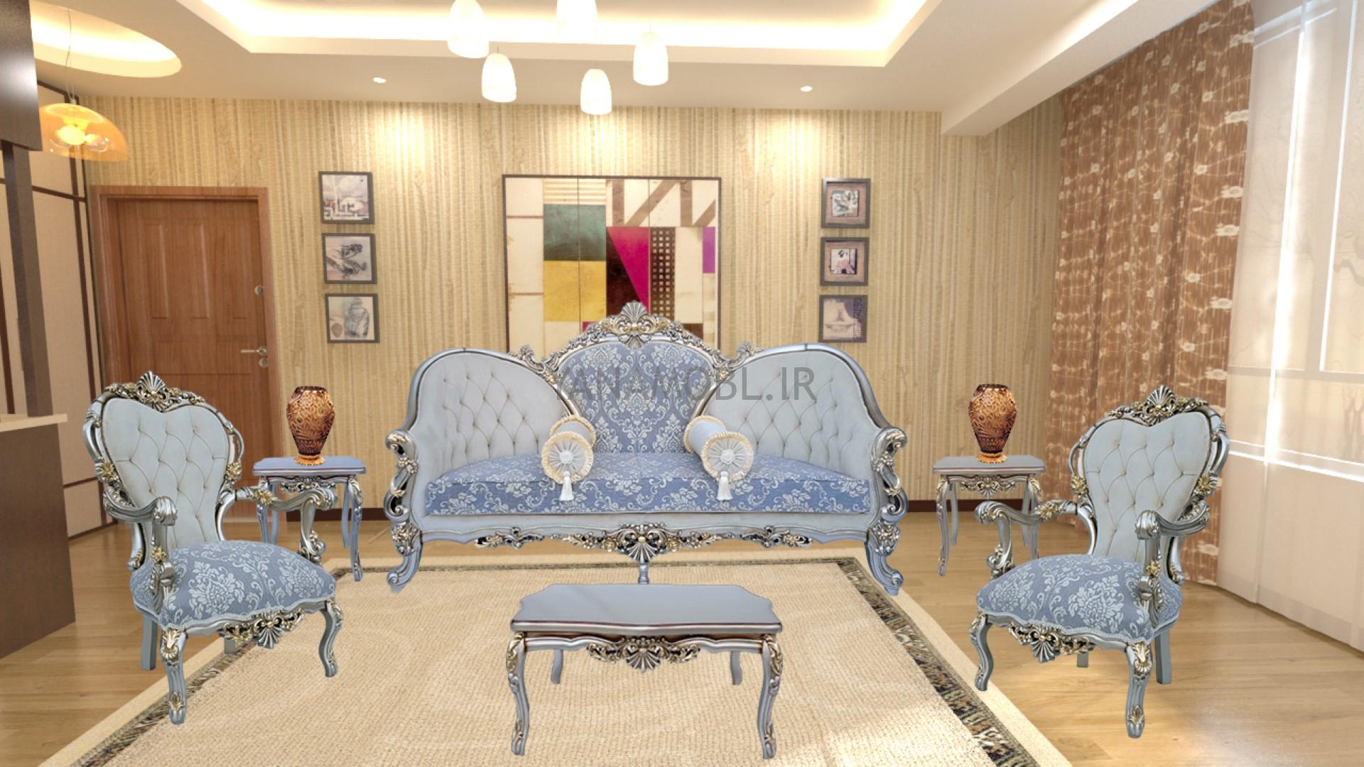 مبل کلاسیک سانسا محصولی از گروه تولید مبل یانا