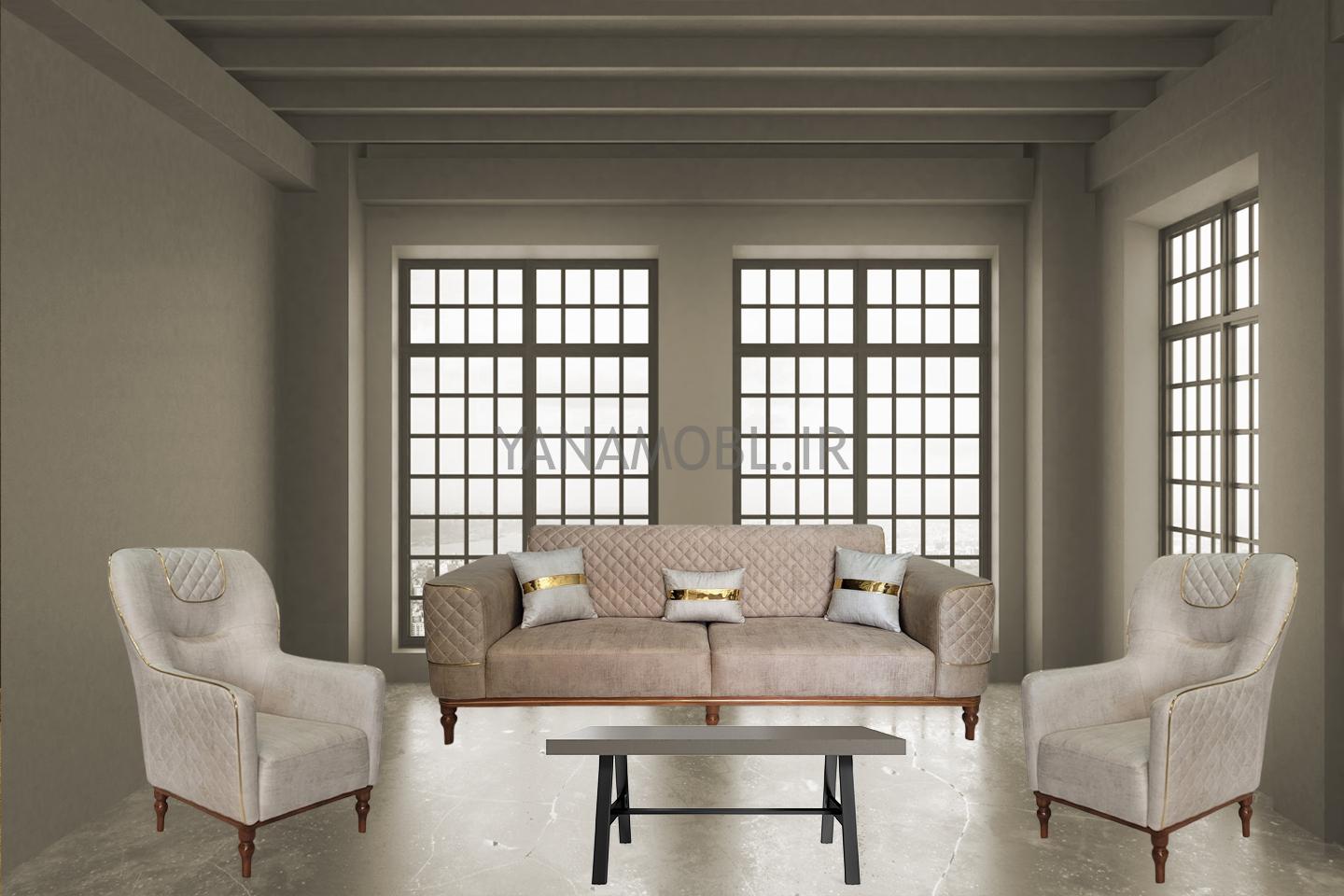 مبل راحتی مدل ریوا محصولی از گروه یانا مبل